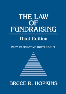 Image for The law of fundraising, 3rd edition: 2007 supplement