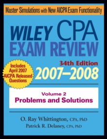 Image for Wiley CPA examination review, 2007-2008Vol. 2: Problems and solutions