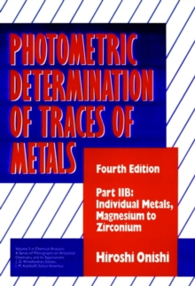 Image for Photometric Determination of Traces of Metals, Part 2B