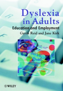 Image for Dyslexia in adults  : education and employment