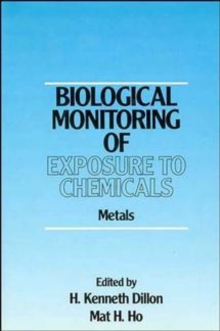 Image for Biological Monitoring of Exposure to Chemicals