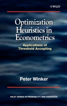 Image for Optimization heuristics in econometrics  : applications of threshold accepting