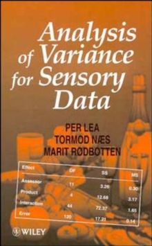 Image for Analysis of Variance for Sensory Data
