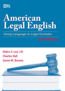 Image for American Legal English : Using Language in Legal Contexts