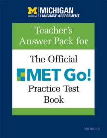 Image for Teacher's Answer Pack for The Official MET Go! Practice Test Book