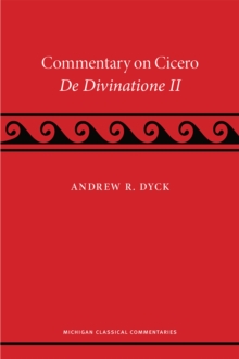 Image for Commentary on Cicero, De Divinatione II