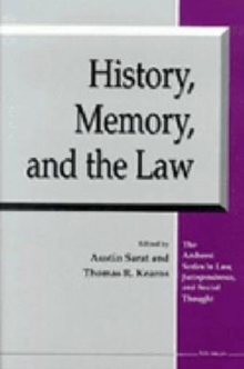 Image for History, Memory and the Law