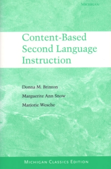 Image for Content-based second language instruction
