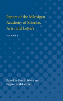 Image for Papers of the Michigan Academy of Science, Arts and Letters