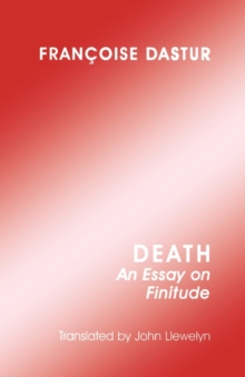 Image for Death  : an essay on finitude