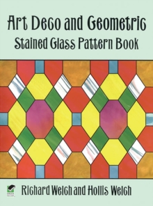 Image for Art deco and geometric stained glass pattern book