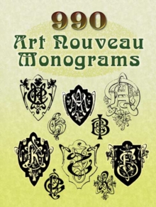 Image for 990 art nouveau monograms.