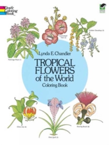 Tropical Flowers of the World Coloring Book