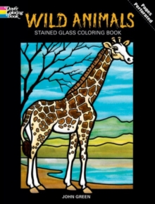 Image for Wild Animals Stained Glass Colouring Book