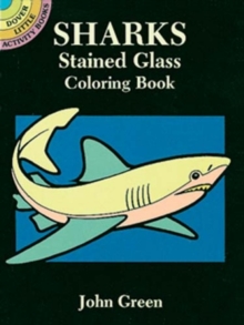 Image for Sharks Stained Glass Coloring Book