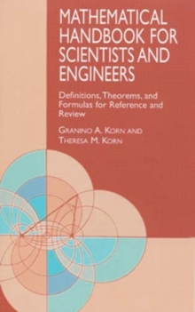 Mathematical Handbook for Scientists and Engineers