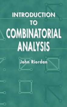 Image for Introduction to Combinatorial Analysis