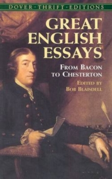 Image for Great English Essays : From Bacon to Chesterton