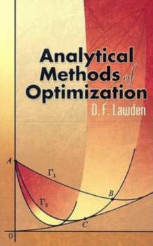 Image for Analytical Methods of Optimization