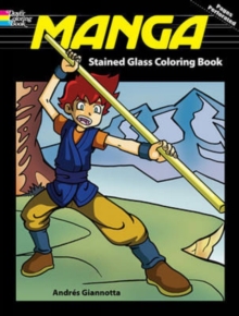 Image for Manga Stained Glass Coloring Book