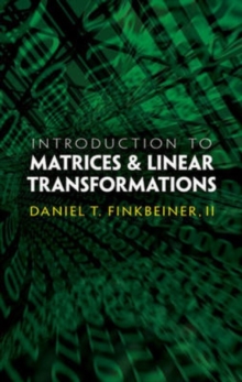Image for Introduction to matrices and linear transformations