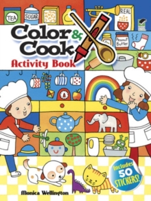 Image for Color & Cook Activity Book with 50 Stickers!