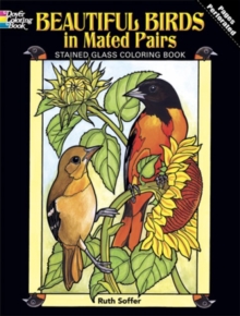 Image for Beautiful Birds in Mated Pairs Stained Glass Coloring Book