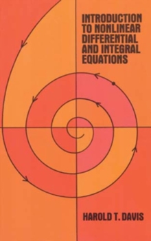 Image for Introduction to Non-linear Differential and Integral Equations