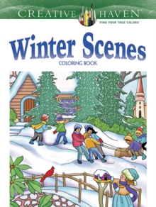 Creative Haven Winter Scenes Coloring Book