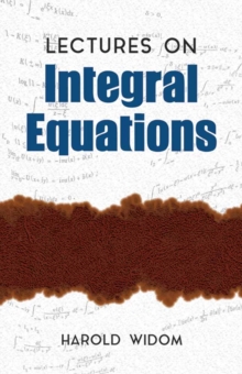 Image for Lectures on integral equations