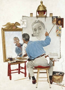 Norman Rockwell’s Triple Self-Portrait Notebook