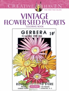 Image for Creative Haven Vintage Flower Seed Packets Coloring Book