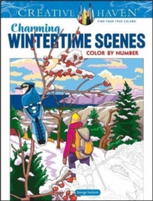 Image for Creative Haven Charming Wintertime Scenes Color by Number