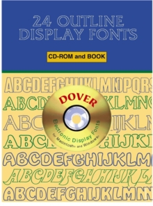 Image for 24 Outline Display Fonts CD-ROM and Book