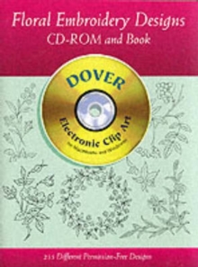 Image for Floral embroidery designs CD-ROM and book  : 235 different permission-free designs