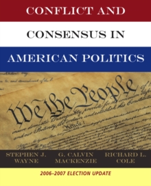 Image for Conflict and Consensus in American Politics