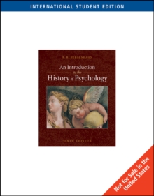 Image for An Introduction to the History of Psychology