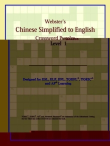 Image for Webster's Chinese Simplified to English Crossword Puzzles