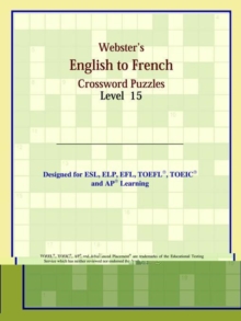 Image for Webster's English to French Crossword Puzzles : Level 15