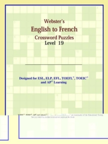 Image for Webster's English to French Crossword Puzzles : Level 19