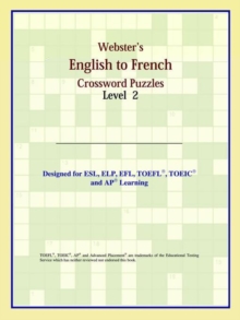 Image for Webster's English to French Crossword Puzzles