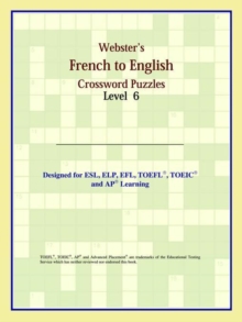 Image for Webster's French to English Crossword Puzzles : Level 6