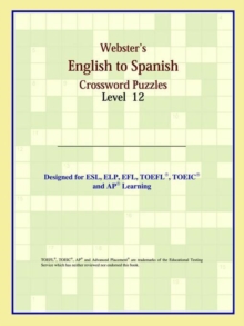Image for Webster's English to Spanish Crossword Puzzles : Level 12