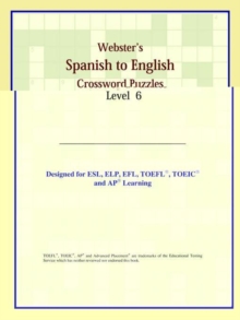 Image for Webster's Spanish to English Crossword Puzzles : Level 6