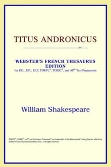 Image for Titus Andronicus (Webster's French Thesaurus Edition)