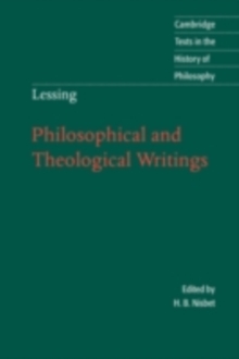 Image for Philosophical and theological writings