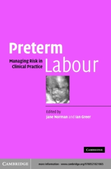 Image for Preterm labour: managing risk in clinical practice