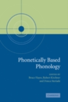 Image for Phonetically based phonology