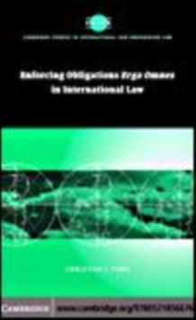 Image for Enforcing obligations erga omnes in international law [electronic resource] /  Christian J. Tams. 
