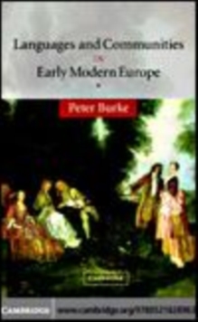 Image for Lang Communities Early Modern Euro